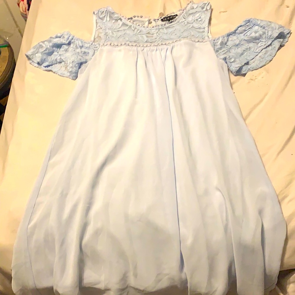 Light blue floral dress size s
